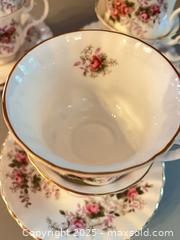 MaxSold Auction: Vintage Royal Albert Lavender Rose Teacups &#38; Saucers - a set of 6  - New Westminster (British Columbia, Canada) SELLER MANAGED Estate Sale Online Auction - Sixth Avenue