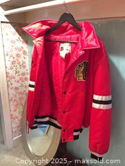 MaxSold Auction: XXL NHL Chicago Blackhawks Jacket - Vintage  - New Westminster (British Columbia, Canada) SELLER MANAGED Estate Sale Online Auction - Sixth Avenue