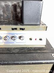 MaxSold Auction: Ampeg Tube Amp Head with Matching Cabinet Restored by John Fletcher  - Toronto (Ontario, Canada) SELLER MANAGED Reseller Online Auction - Sunrise Avenue