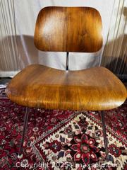 MaxSold Auction: Eames Herman Miller MCM Chair Wood Veneer w Metal Base - Toronto (Ontario, Canada) SELLER MANAGED Reseller Online Auction - Sunrise Avenue
