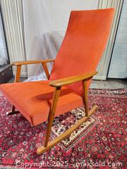 MaxSold Auction: MCM 1950–60s Scandinavian Rocking Chair by AB Broderna Johanson - Toronto (Ontario, Canada) SELLER MANAGED Reseller Online Auction - Sunrise Avenue
