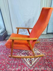 MaxSold Auction: MCM 1950–60s Scandinavian Rocking Chair by AB Broderna Johanson - Toronto (Ontario, Canada) SELLER MANAGED Reseller Online Auction - Sunrise Avenue