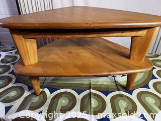 MaxSold Auction: MCM 1950’s Canadian 2 Tier  Coffee Table Solid Wood Birch  - Toronto (Ontario, Canada) SELLER MANAGED Reseller Online Auction - Sunrise Avenue