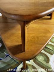 MaxSold Auction: MCM 1950’s Canadian 2 Tier  Coffee Table Solid Wood Birch  - Toronto (Ontario, Canada) SELLER MANAGED Reseller Online Auction - Sunrise Avenue