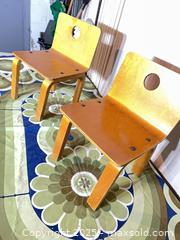 MaxSold Auction: MCM Aalto-Style Bent Plywood Children&#39;s Chairs, Set of 2 - Toronto (Ontario, Canada) SELLER MANAGED Reseller Online Auction - Sunrise Avenue