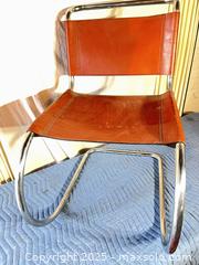MaxSold Auction: MCM Mies Van Der Rohe MR10  Bauhaus Cantilever Chair — Leather &#38; Chrome Lot A - Toronto (Ontario, Canada) SELLER MANAGED Reseller Online Auction - Sunrise Avenue