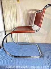 MaxSold Auction: MCM Mies Van Der Rohe MR10  Bauhaus Cantilever Chair — Leather &#38; Chrome Lot A - Toronto (Ontario, Canada) SELLER MANAGED Reseller Online Auction - Sunrise Avenue
