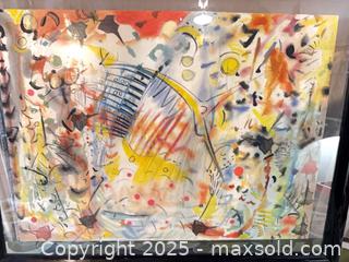 MaxSold Auction: Original BOYKO 85 Signed Taking a Dive Possibly Pastel Watercolour Art - Toronto (Ontario, Canada) SELLER MANAGED Reseller Online Auction - Sunrise Avenue