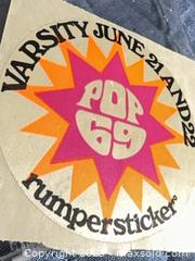 MaxSold Auction: Pop 69 Rumpersticker Varsity June 21 and 22 - Toronto (Ontario, Canada) SELLER MANAGED Reseller Online Auction - Sunrise Avenue
