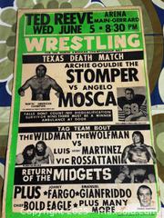 MaxSold Auction: Vintage 1960’s Wresting Historical Toronto Advertising Poster Lot B - Toronto (Ontario, Canada) SELLER MANAGED Reseller Online Auction - Sunrise Avenue
