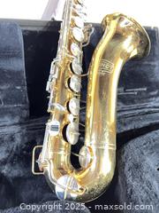 MaxSold Auction: Vintage Bundy Tenor Saxophone Complete w Hard S Case - Toronto (Ontario, Canada) SELLER MANAGED Reseller Online Auction - Sunrise Avenue