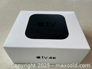 MaxSold Auction: APPLE 4K TV Brand New in the Box  - Toronto (Ontario, Canada) PARTNER MANAGED Estate Sale Online Auction - Esander Drive (STORAGE)