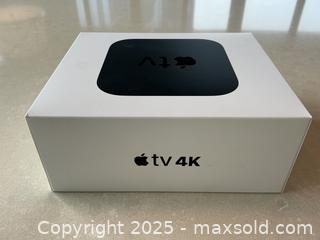 MaxSold Auction: APPLE 4K TV Brand New in the Box  - Toronto (Ontario, Canada) PARTNER MANAGED Estate Sale Online Auction - Esander Drive (STORAGE)