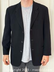 MaxSold Auction: Men’s Giorgio Armani Black Cashmere Jacket  - Toronto (Ontario, Canada) PARTNER MANAGED Estate Sale Online Auction - Esander Drive (STORAGE)