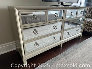 MaxSold Auction: Michael Weiss Mirrored Wood 8 Drawer Dresser Credenza - Toronto (Ontario, Canada) PARTNER MANAGED Estate Sale Online Auction - Esander Drive (STORAGE)