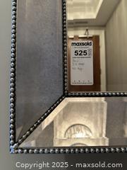 MaxSold Auction: Restoration Hardware Silver Studded Mirror  - Toronto (Ontario, Canada) PARTNER MANAGED Estate Sale Online Auction - Esander Drive (STORAGE)