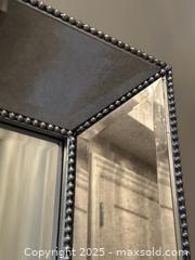 MaxSold Auction: Restoration Hardware Silver Studded Mirror  - Toronto (Ontario, Canada) PARTNER MANAGED Estate Sale Online Auction - Esander Drive (STORAGE)