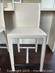 MaxSold Auction: Set of Crate &#38; Barrel Cream Bar Height Chairs x3 - Toronto (Ontario, Canada) PARTNER MANAGED Estate Sale Online Auction - Esander Drive (STORAGE)