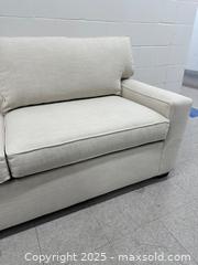 MaxSold Auction: Mitchell Gold Modern Cream Linen Textured Queen Sofa Bed - Toronto (Ontario, Canada) PARTNER MANAGED Estate Sale Online Auction - Esander Drive (STORAGE)