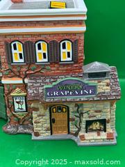 MaxSold Auction: Department 56 Original Snow Village &#34;Grapevine Winery&#34; lit building, introduced in 2017 - Brampton (Ontario, Canada) SELLER MANAGED Commercial Liquidation Online Auction - Strathearn Avenue