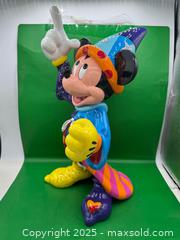 MaxSold Auction: Enesco  Disney by Britto Sorcerer Mickey Collectable Figurine. 6007259. Rtl $400 - Brampton (Ontario, Canada) SELLER MANAGED Commercial Liquidation Online Auction - Strathearn Avenue