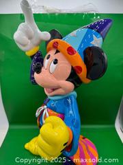 MaxSold Auction: Enesco  Disney by Britto Sorcerer Mickey Collectable Figurine. 6007259. Rtl $400 - Brampton (Ontario, Canada) SELLER MANAGED Commercial Liquidation Online Auction - Strathearn Avenue