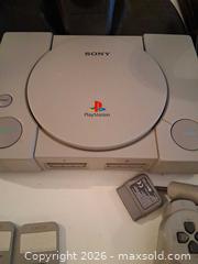 MaxSold Auction: Sony PlayStation (PS1) Console with Accessories Bundle - Markham (Ontario, Canada) SELLER MANAGED Downsizing Online Auction - Adam Sellers Street (CONDO)