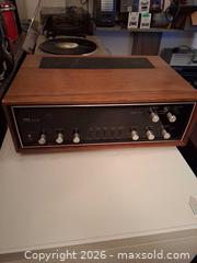 MaxSold Auction: Vintage Sears FET Stereo Receiver with Wood Veneer Cabinet - Markham (Ontario, Canada) SELLER MANAGED Downsizing Online Auction - Adam Sellers Street (CONDO)