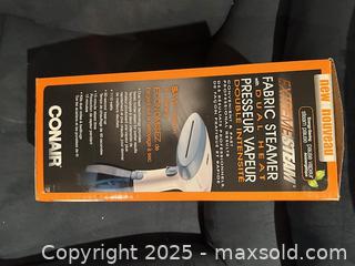 MaxSold Auction: Conair Fabric Steamer - Carleton Place (Ontario, Canada) SELLER MANAGED Downsizing Online Auction - Antrim Street