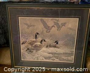 MaxSold Auction: Framed Canada Geese Print - Carleton Place (Ontario, Canada) SELLER MANAGED Downsizing Online Auction - Antrim Street