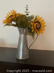 MaxSold Auction: Lot 2 - Vases with Brown Eyed Sunflowers - Carleton Place (Ontario, Canada) SELLER MANAGED Downsizing Online Auction - Antrim Street