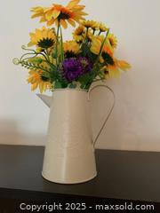 MaxSold Auction: Lot 2 - Vases with Brown Eyed Sunflowers - Carleton Place (Ontario, Canada) SELLER MANAGED Downsizing Online Auction - Antrim Street