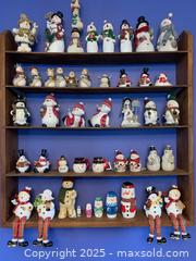 MaxSold Auction: Miniature Snowmen with Shelf - Carleton Place (Ontario, Canada) SELLER MANAGED Downsizing Online Auction - Antrim Street
