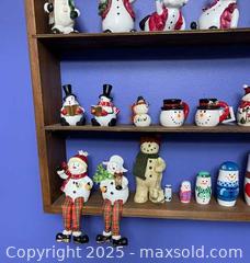 MaxSold Auction: Miniature Snowmen with Shelf - Carleton Place (Ontario, Canada) SELLER MANAGED Downsizing Online Auction - Antrim Street