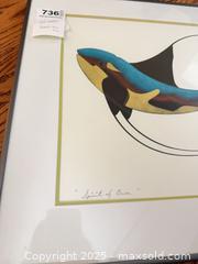 MaxSold Auction: 1992 Signed Indigenous Art “Spirit of Orca” by Garnet Tobacco A - New Westminster (British Columbia, Canada) PARTNER MANAGED Moving Online Auction - 8th Avenue