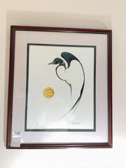 MaxSold Auction: 1993 Signed Indigenous Art “Loon” by Garnet Tobacco A - New Westminster (British Columbia, Canada) PARTNER MANAGED Moving Online Auction - 8th Avenue