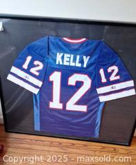 MaxSold Auction: Jim Kelly Autographed Framed Jersey A - New Westminster (British Columbia, Canada) PARTNER MANAGED Moving Online Auction - 8th Avenue