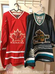 MaxSold Auction: Team Canada and Grizzlies Jerseys A - New Westminster (British Columbia, Canada) PARTNER MANAGED Moving Online Auction - 8th Avenue