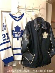 MaxSold Auction: Toronto Maple Leafs Bomber and Jersey A - New Westminster (British Columbia, Canada) PARTNER MANAGED Moving Online Auction - 8th Avenue