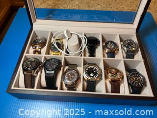 MaxSold Auction: Watch Storage Box with One Watch A - New Westminster (British Columbia, Canada) PARTNER MANAGED Moving Online Auction - 8th Avenue