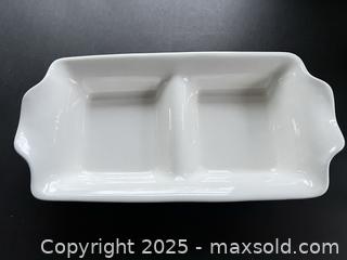 MaxSold Auction: 15" divided serving dish - London (Ontario, Canada) SELLER MANAGED Downsizing Online Auction - Charlotte Street