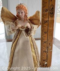 MaxSold Auction: 6.5” angel ornament with ceramic details - London (Ontario, Canada) SELLER MANAGED Downsizing Online Auction - Charlotte Street