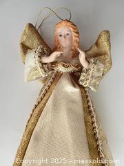 MaxSold Auction: 6.5” angel ornament with ceramic details - London (Ontario, Canada) SELLER MANAGED Downsizing Online Auction - Charlotte Street
