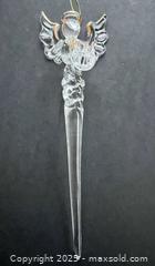 MaxSold Auction: 7" glass angel / icicle ornament - London (Ontario, Canada) SELLER MANAGED Downsizing Online Auction - Charlotte Street