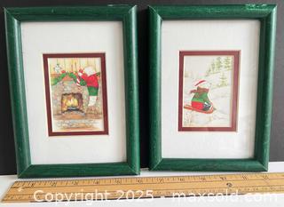 MaxSold Auction: Christmas themed framed watercolour prints - London (Ontario, Canada) SELLER MANAGED Downsizing Online Auction - Charlotte Street