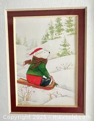 MaxSold Auction: Christmas themed framed watercolour prints - London (Ontario, Canada) SELLER MANAGED Downsizing Online Auction - Charlotte Street