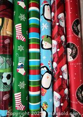 MaxSold Auction: Christmas wrapping paper -9 partial rolls - London (Ontario, Canada) SELLER MANAGED Downsizing Online Auction - Charlotte Street
