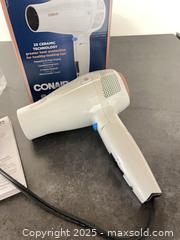 MaxSold Auction: Conair 2x Ceramic Hair Dryer with retractable power cord  - London (Ontario, Canada) SELLER MANAGED Downsizing Online Auction - Charlotte Street