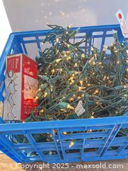 MaxSold Auction: Crate of white Christmas lights - London (Ontario, Canada) SELLER MANAGED Downsizing Online Auction - Charlotte Street