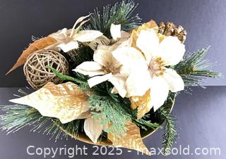 MaxSold Auction: Festive centrepiece in vintage handcrafted copper bowl - London (Ontario, Canada) SELLER MANAGED Downsizing Online Auction - Charlotte Street